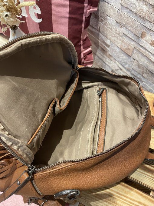Sac à dos franges CAMEL