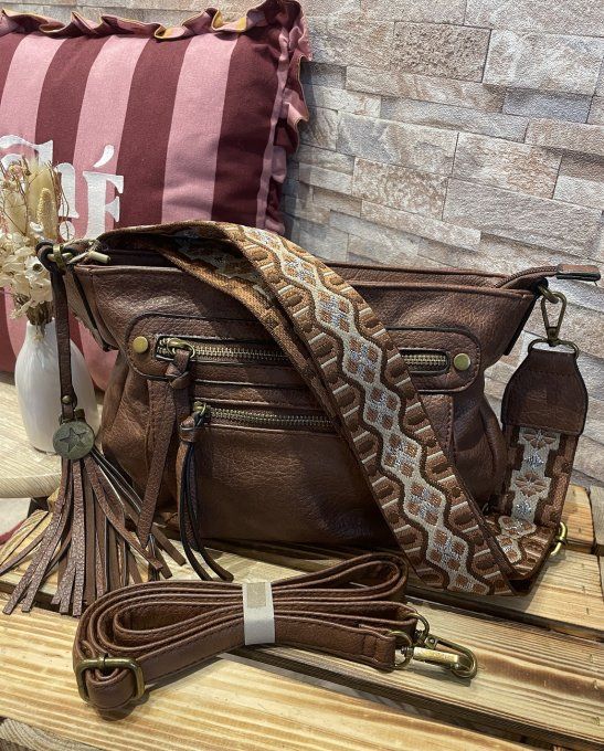 Sac besace multipoches CAMEL
