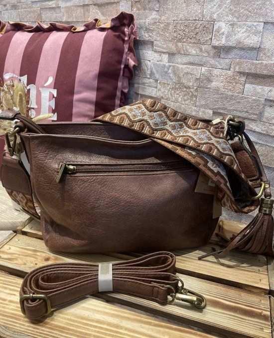 Sac besace multipoches CAMEL