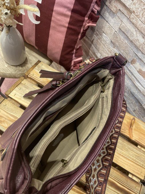 Sac besace multipoches BORDEAUX