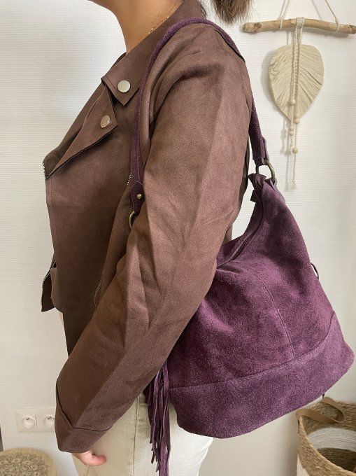 Sac franges BORDEAUX