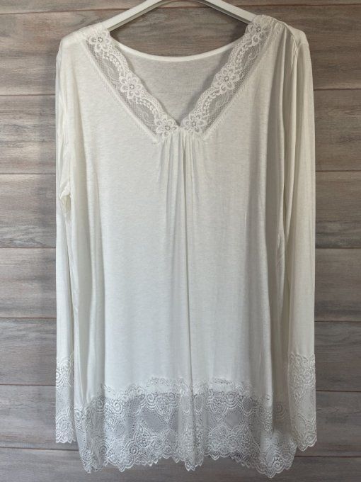 Sous-pull rouleau dentelle TU 44 au 50/52 