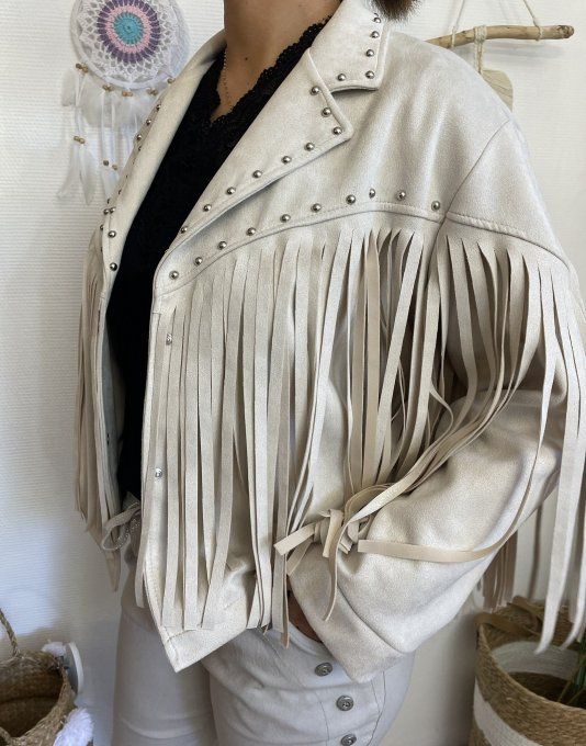 Veste western BEIGE