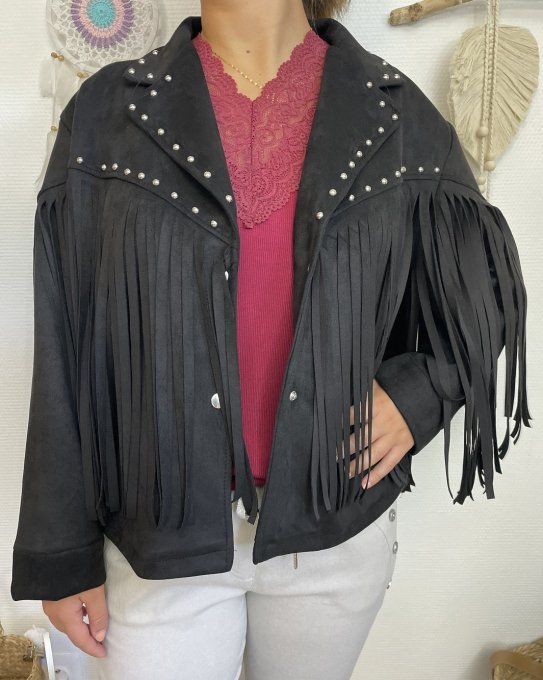 Veste western NOIR