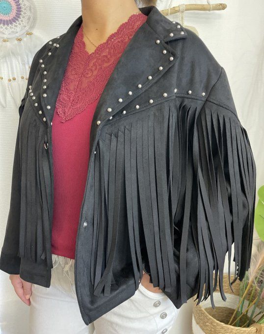 Veste western NOIR