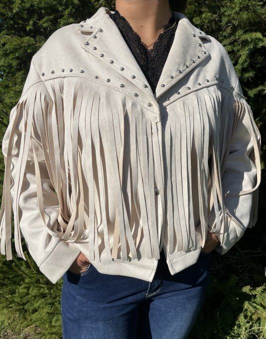 Veste western BEIGE
