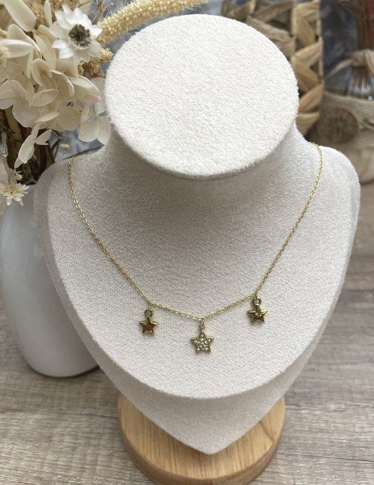 Collier ETOILES STRASS