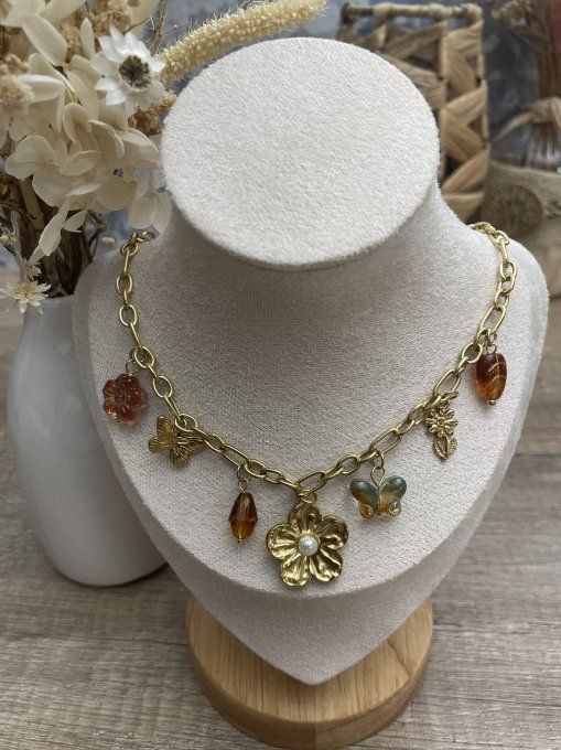 Collier CHARMS FLEUR DE LUMIERE