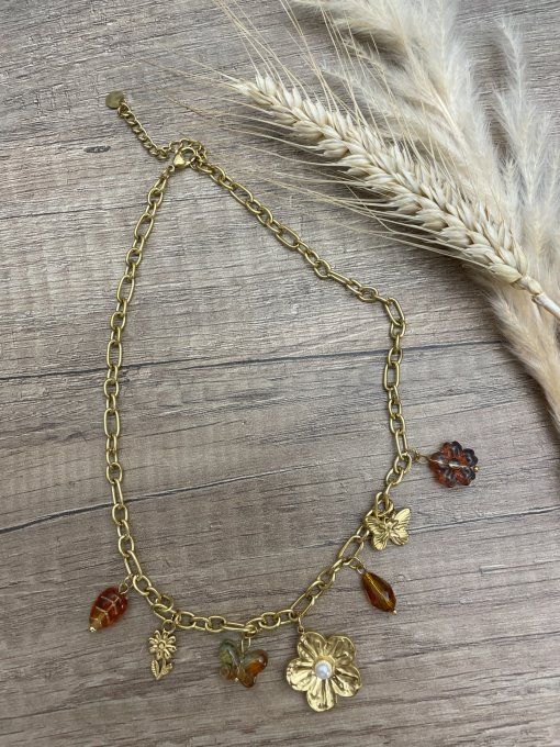 Collier CHARMS FLEUR DE LUMIERE