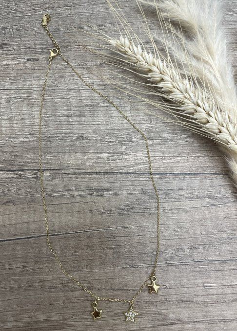 Collier ETOILES STRASS