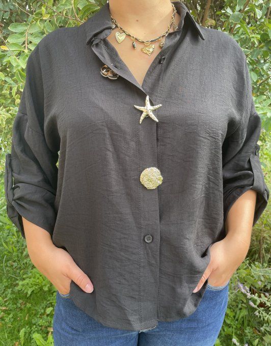 Chemise MADISON NOIR