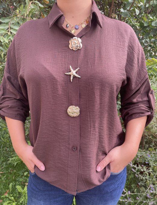 Chemise MADISON CHOCOLAT
