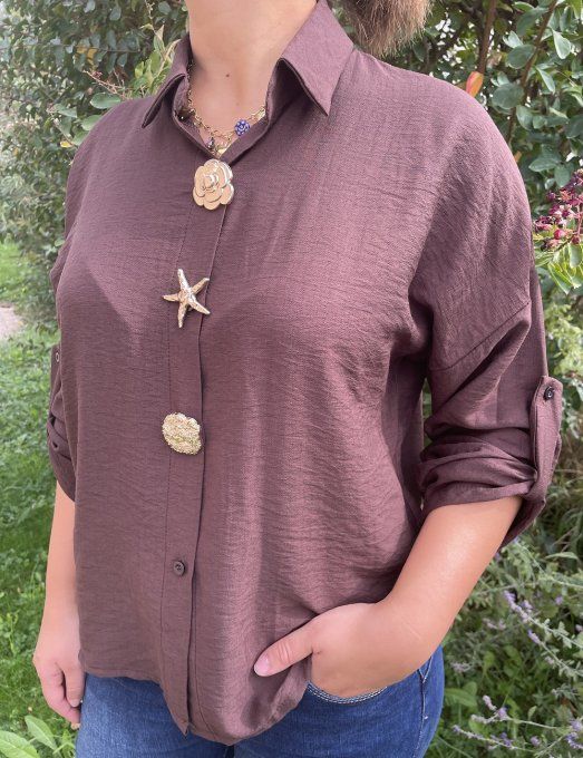 Chemise MADISON CHOCOLAT