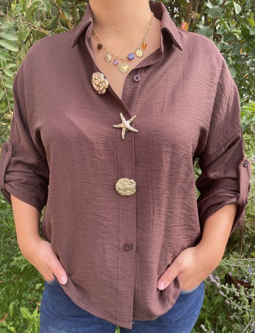 Chemise MADISON CHOCOLAT