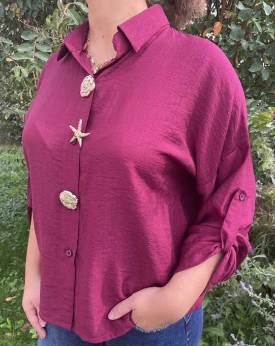 Chemise MADISON BORDEAUX