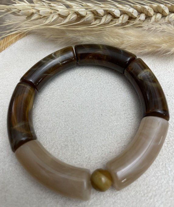 Bracelet RESINE marbré 