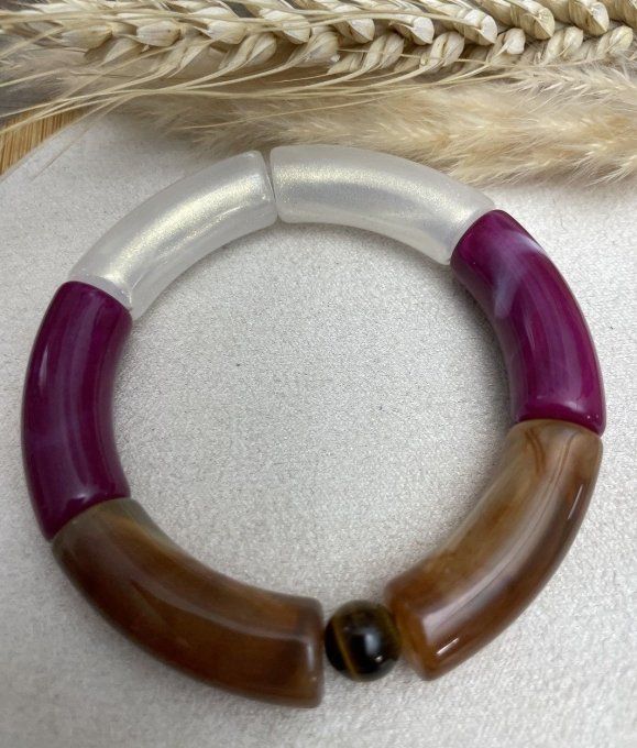 Bracelet RESINE marbré 