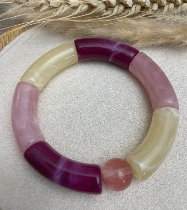 Bracelet RESINE marbré 