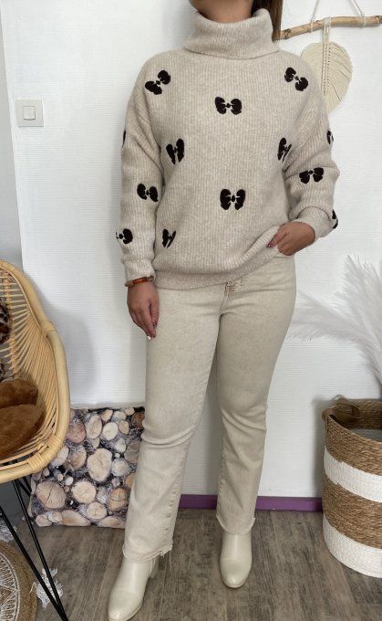 Pull NOEUD BEIGE