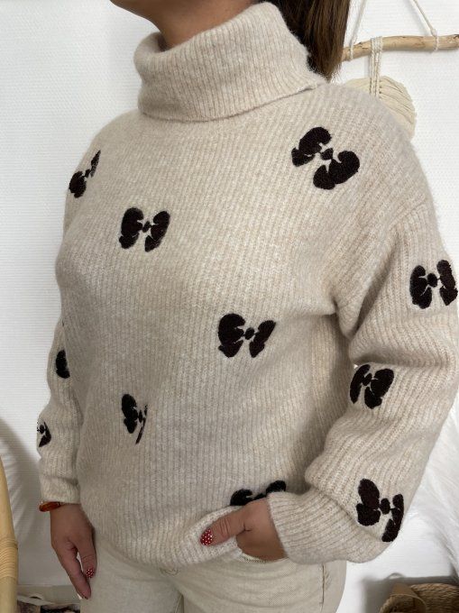 Pull NOEUD BEIGE