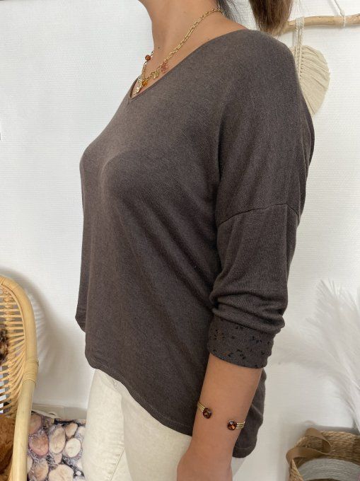 Pull AUTOMNE CHOCOLAT