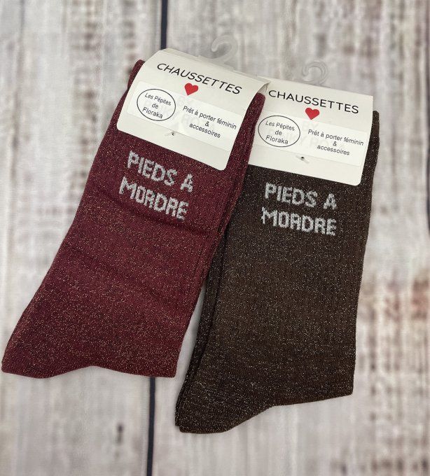 Chaussettes paillettes 