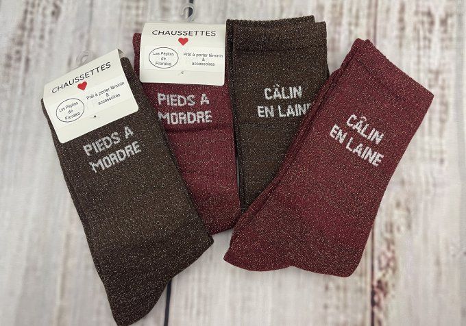 Chaussettes paillettes 