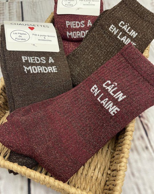 Chaussettes paillettes 