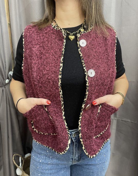 Gilet sans manches BORDEAUX