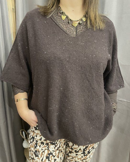 Pull CHOCOLAT PAILLETTES
