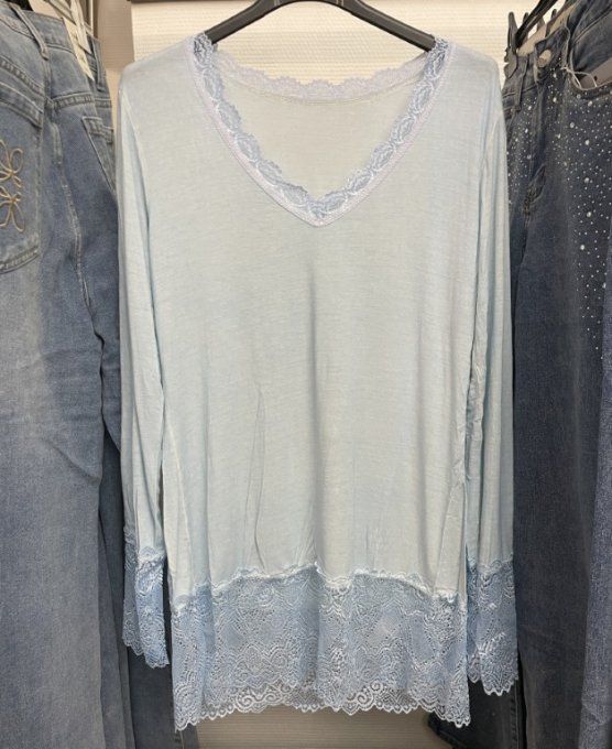 Sous-pull rouleau dentelle TU 34 au 42/44