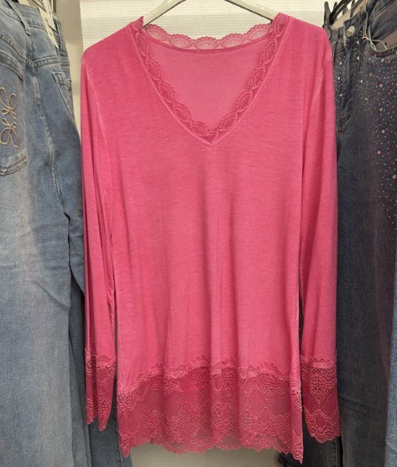 Sous-pull rouleau dentelle TU 34 au 42/44