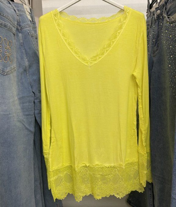 Sous-pull rouleau dentelle TU 34 au 42/44