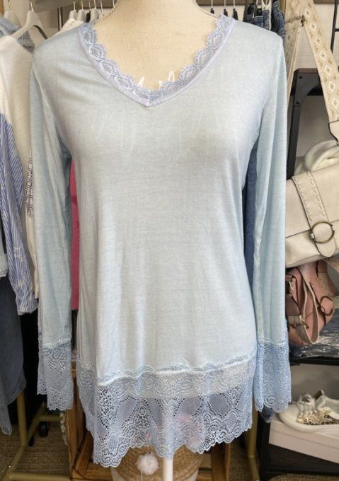 Sous-pull rouleau dentelle TU 34 au 42/44