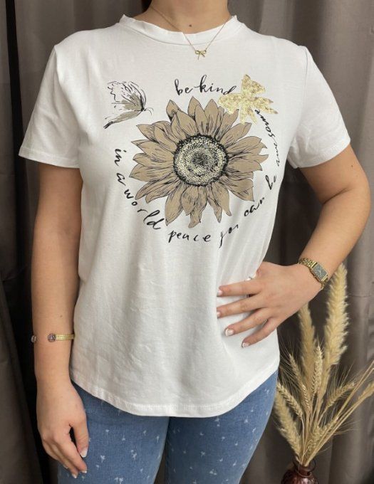 Tee-shirt TOURNESOL