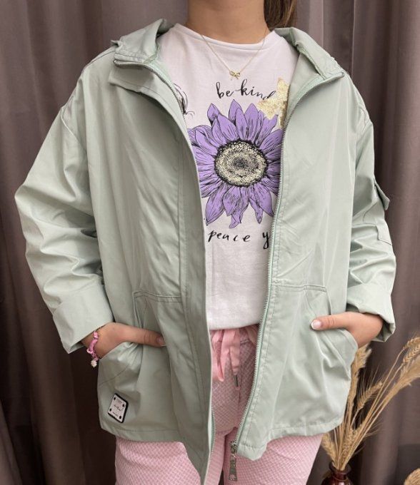 Coupe-vent VERT D'EAU