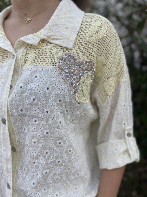 Chemise CARLA JAUNE