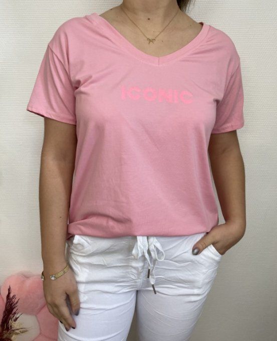 Tee-shirt ICONIC ROSE