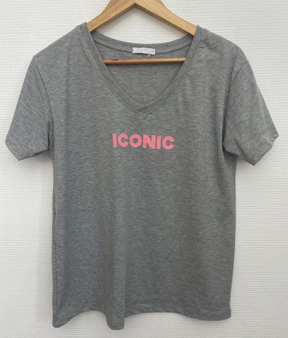 Tee-shirt ICONIC GRIS 