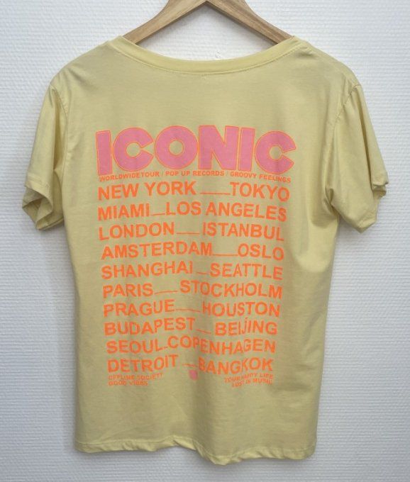 Tee-shirt ICONIC JAUNE