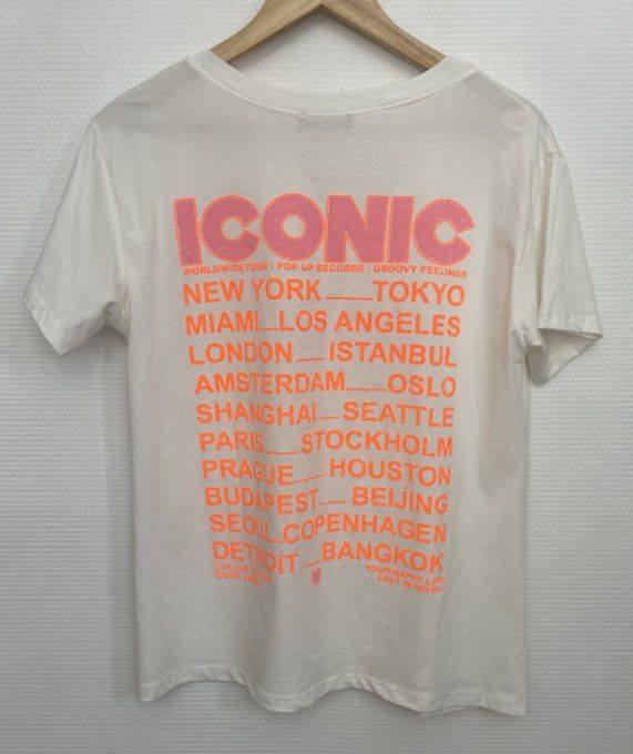 Tee-shirt ICONIC ECRU    