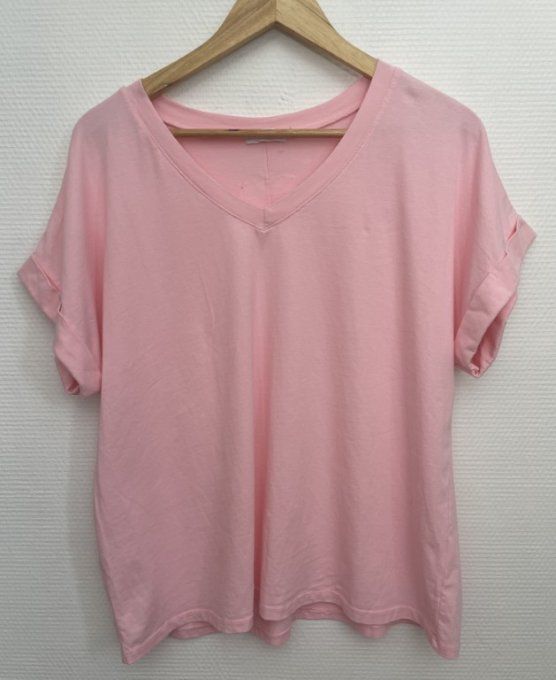 Tee-shirt dos SMILEY ROSE