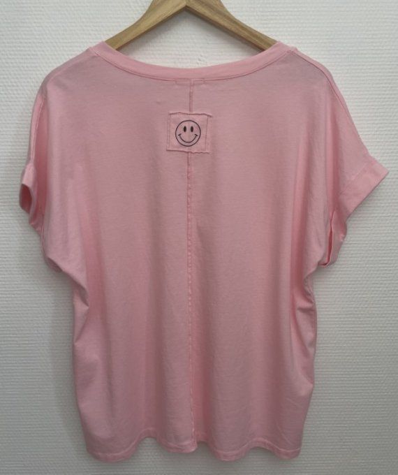 Tee-shirt dos SMILEY ROSE