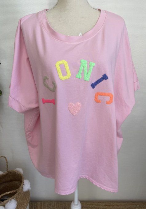 Sweat ICONIC COEUR ROSE