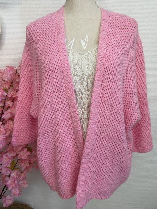 Gilet rose ETOILE