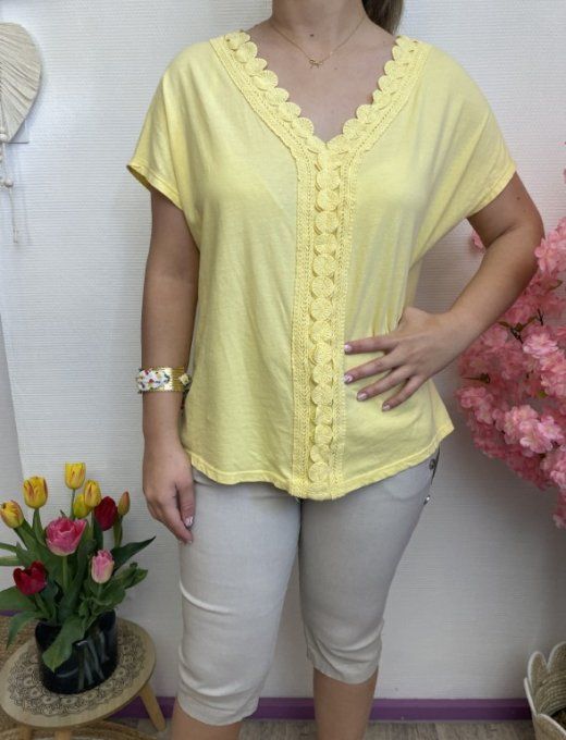 Tee-shirt BRODERIE ANGLAISE