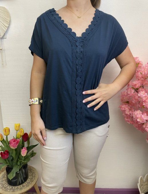 Tee-shirt BRODERIE ANGLAISE