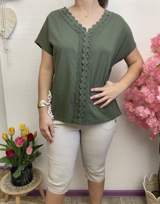 Tee-shirt BRODERIE ANGLAISE