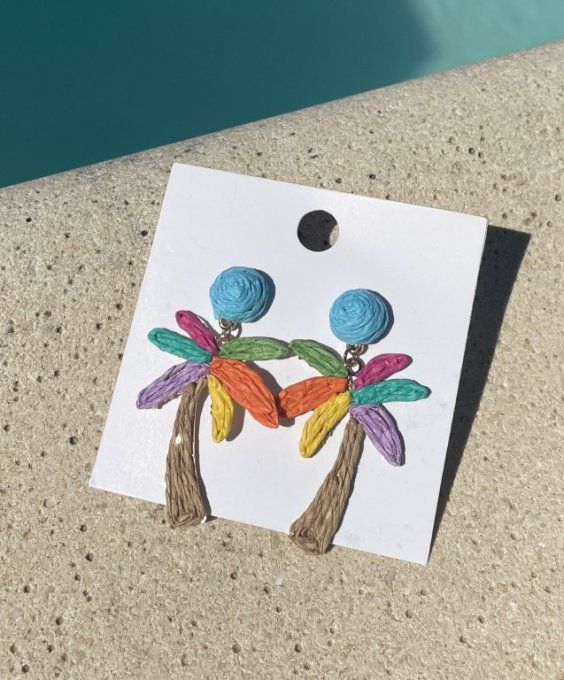 Boucles d'oreilles PALMIER