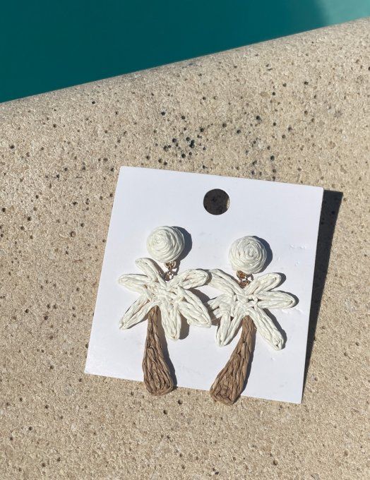 Boucles d'oreilles PALMIER